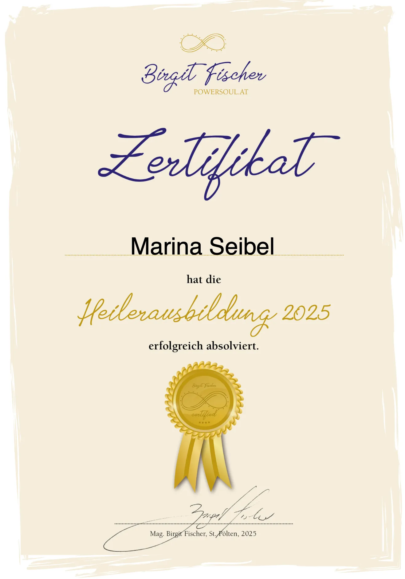 Colour Healing Zertifizierung